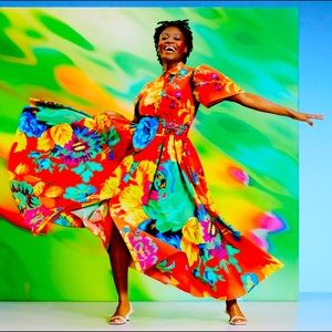 Christopher John Rogers x Target floral dress size 2 - NEW